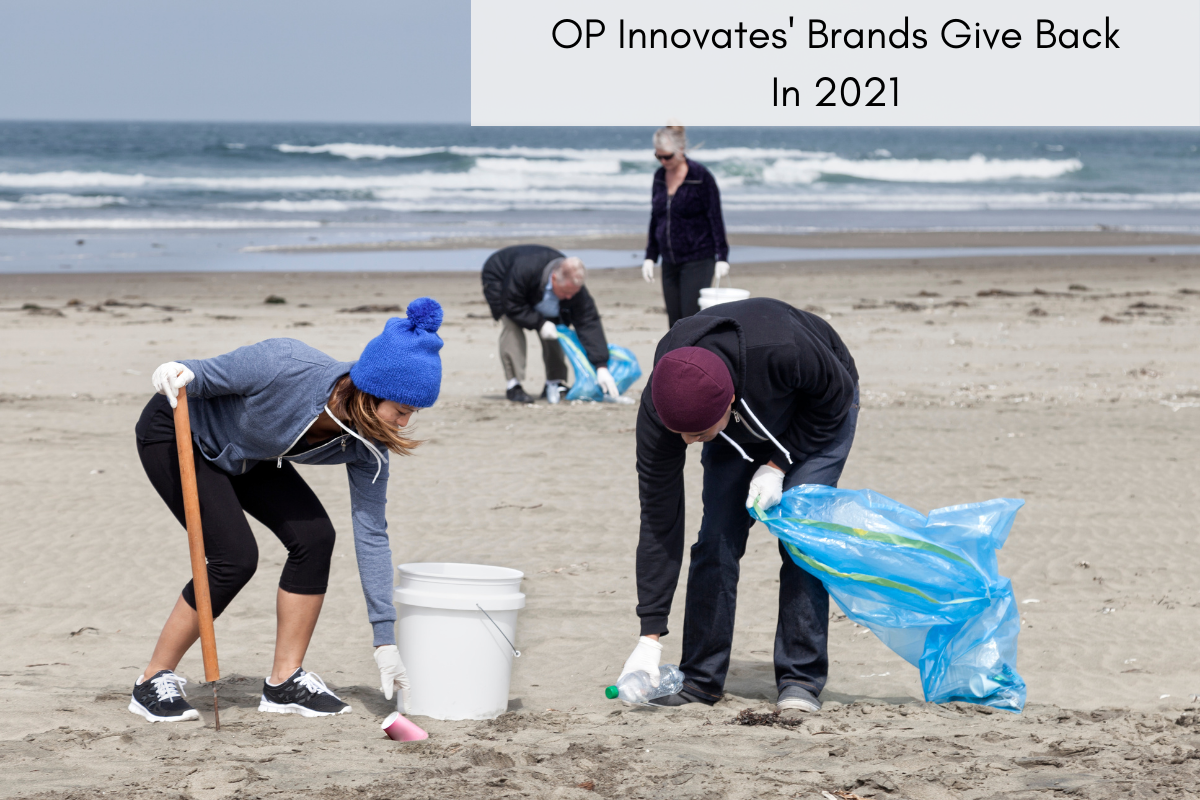 OP Innovates’ Brands Give Back To Important Causes in 2021